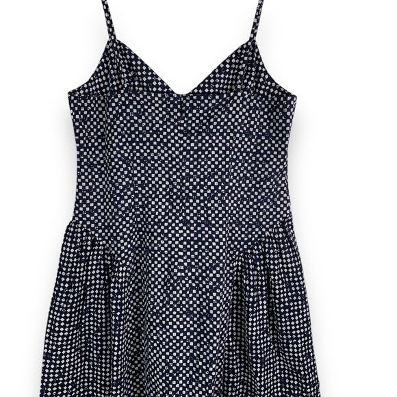 NEW Madewell Dark Nightfall Nancy Midi Dress Cami V Neck Sundress Size 6 - Picture 5 of 11
